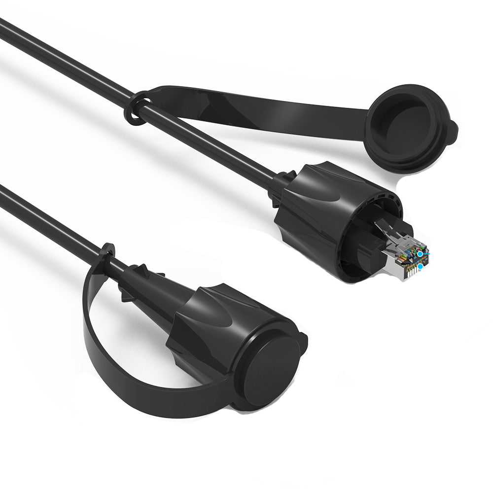 CAT6 SFTP Industrial Outdoor Patch Cable w/Dust Cap CAT6 SFTP Industrial Outdoor Patch Cable w/Dust Cap